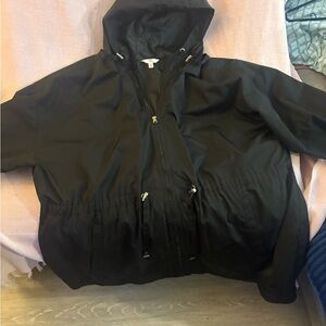 Time and Tru Black Zip-Up Jacket